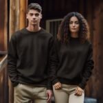 Black Oversized Sweatshirt