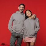 Regular Hoodie - Grey Unisex Regular Fit Hooded Sweatshirt