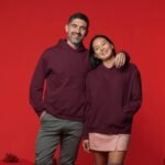 Regular Hoodie - MAroon Unisex Regular Fit Hooded Sweatshirt