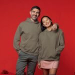 Regular Hoodie - Olive Green Unisex Regular Fit Hooded Sweatshirt