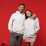 Regular Hoodie - White Unisex Regular Fit Hooded Sweatshirt