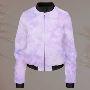 Tie-Dye Women Bomber Jacket