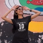 I'm Just a 10 Year Old - Woman Round Neck T-shirt