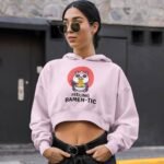 Feeling Ramentic Pink Crop Hoodie