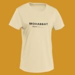 Mohabbat – Round Neck Women T-Shirt Mohabbat – Round Neck Women T-Shirt