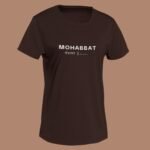 Mohabbat – Round Neck Women T-shirt Mohabbat – Round Neck Women T-shirt
