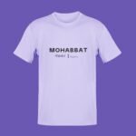 Mohabbat – Round Neck Men T-shirt