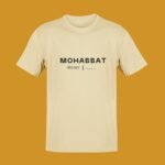 Mohabbat – Round Neck Men T-shirt