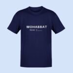 Mohabbat – Round Neck Men T-shirt