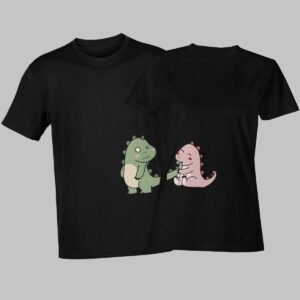 Cute Dinosaurs – Couple T-shirt