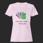 Light Pink women Uno How Much I Love You