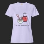 Lavendar women You are my Soymate